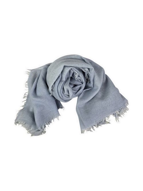 sciarpa donna sfumata in cachemire azzurro Alessandro Aste | FELTEDNUVOLA